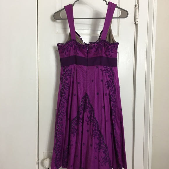 Nanette Lepore Fuchsia Eyelet Dress - Picture 2 of 7